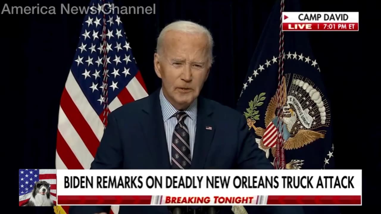 President Biden Addresses the Nation after NOLA Terrorist Attack (01/01/25)