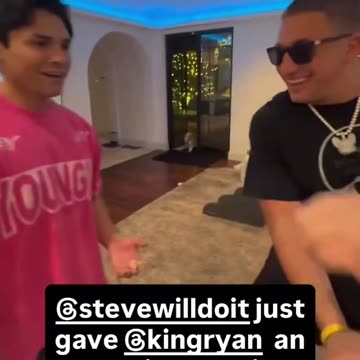 SteveWillDoIt Gifts Ryan Garcia an INSANE Rolex
