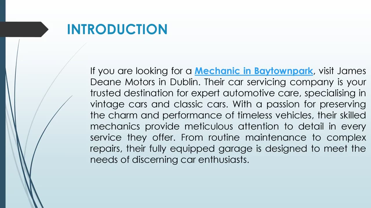 If you are looking for a Mechanic in Baytownpark