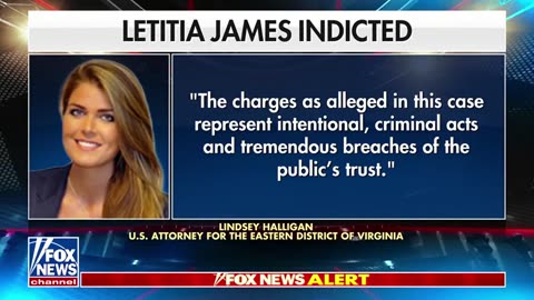 Jesse Watters: NY AG TISH JAMES INDICTED FOR FRAUD