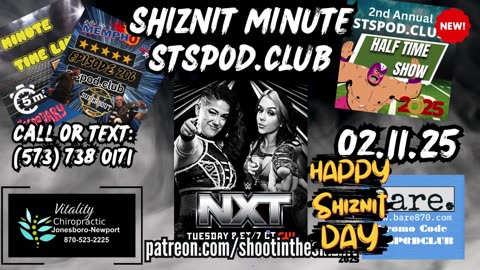 SHIZNIT MINUTE 02.11.25 -BT TALKS NXT!