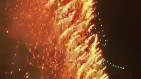 epic show of drones, and then launched fireworks, the result literally almost killed.