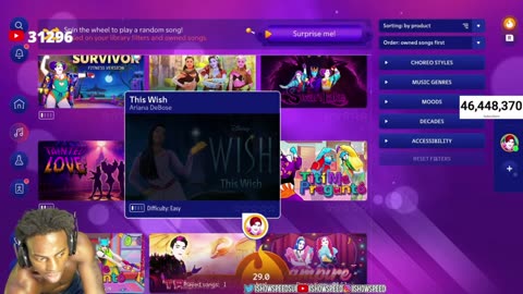 iShowSpeed ALMOST DIES Playing Just Dance!