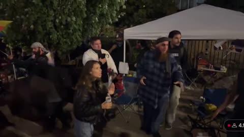 Nick Sortor was attacked at the Antifa riot supplies table near the ICE facility