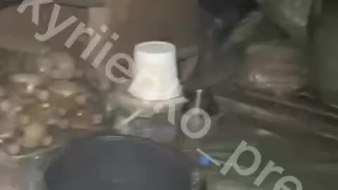 Inside a Ukrainian Front Line Bunker with a Well