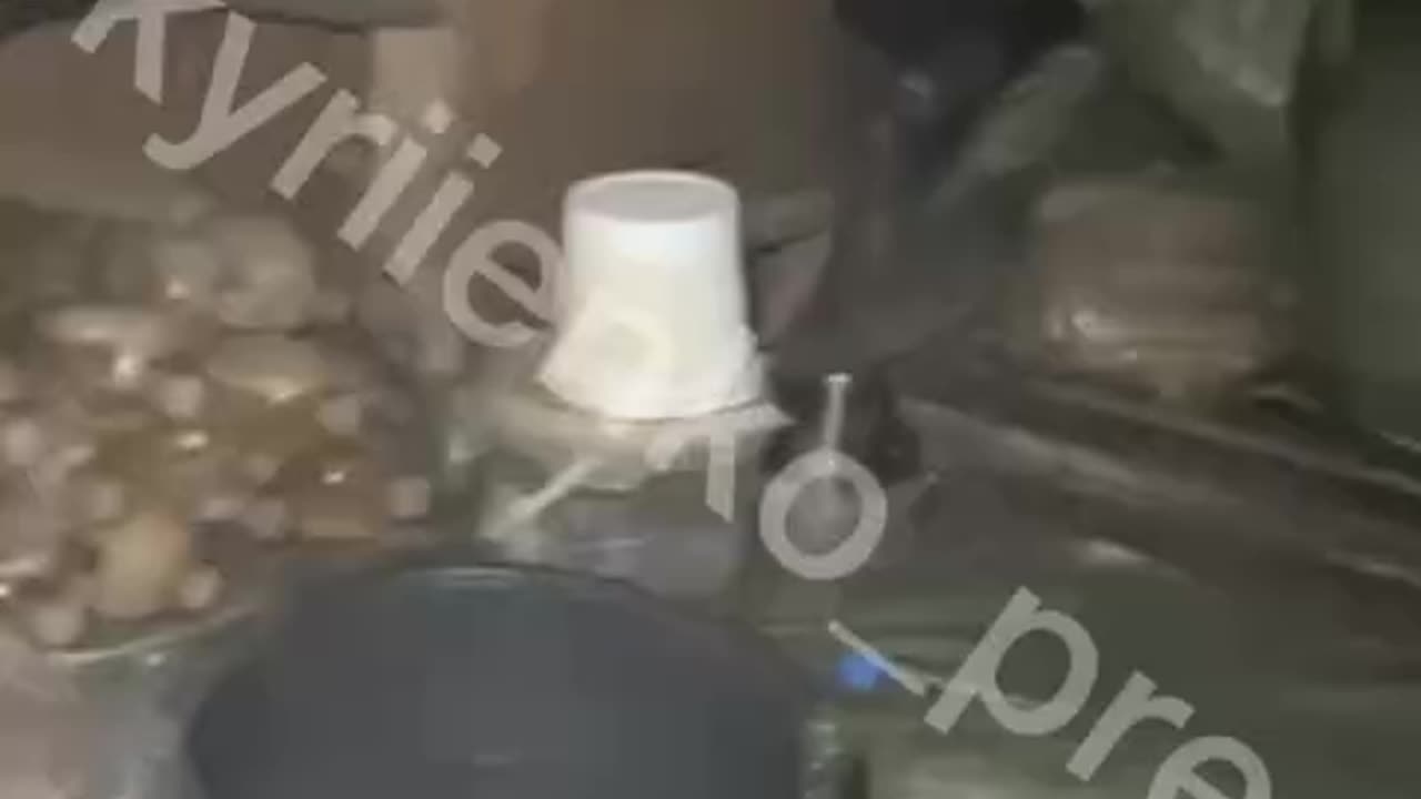 Inside a Ukrainian Front Line Bunker with a Well