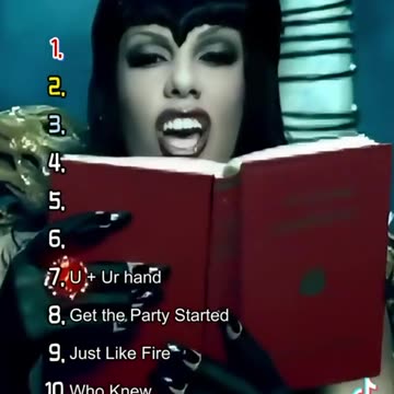 top 10 songs: P!NK