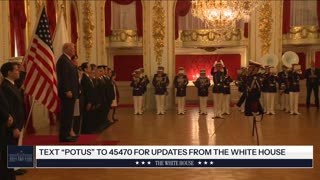President Trump Participates in a Welcome Ceremony with Honor Guard