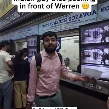 They teach you in kindergarten how to respectfully form a line without cutting