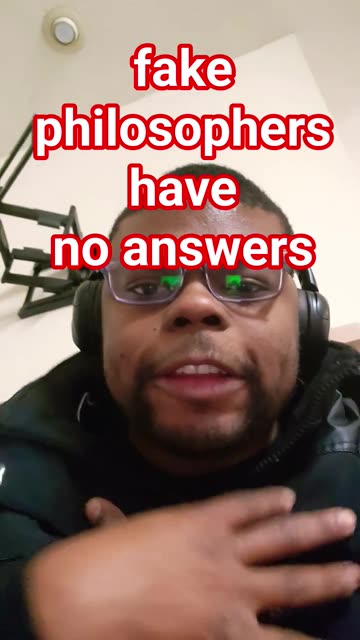 fake philosophers have no answers