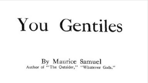 You Gentiles by Maurice Samuel - Full Audiobook