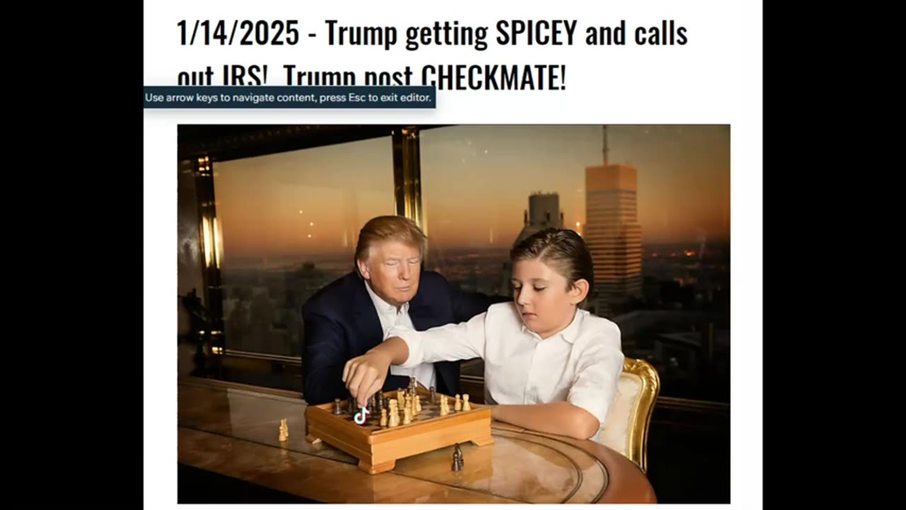 Santa Surfing - 1142025 - Trump getting SPICEY and calls out IRS! Trump post CHECKMATE!