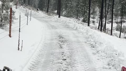 Snow Removal McKenzie Mountain 12-24-24