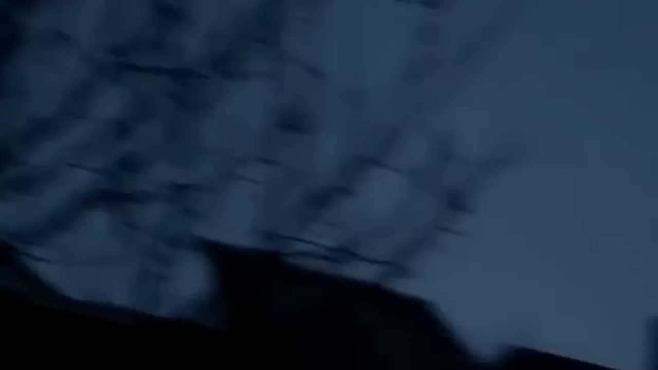 F-16 chasing a cruise missile during yesterday's attack.