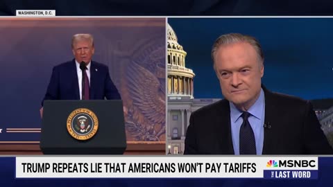 Lawrence: No one else on the planet but Americans will ever pay a Trump tariff