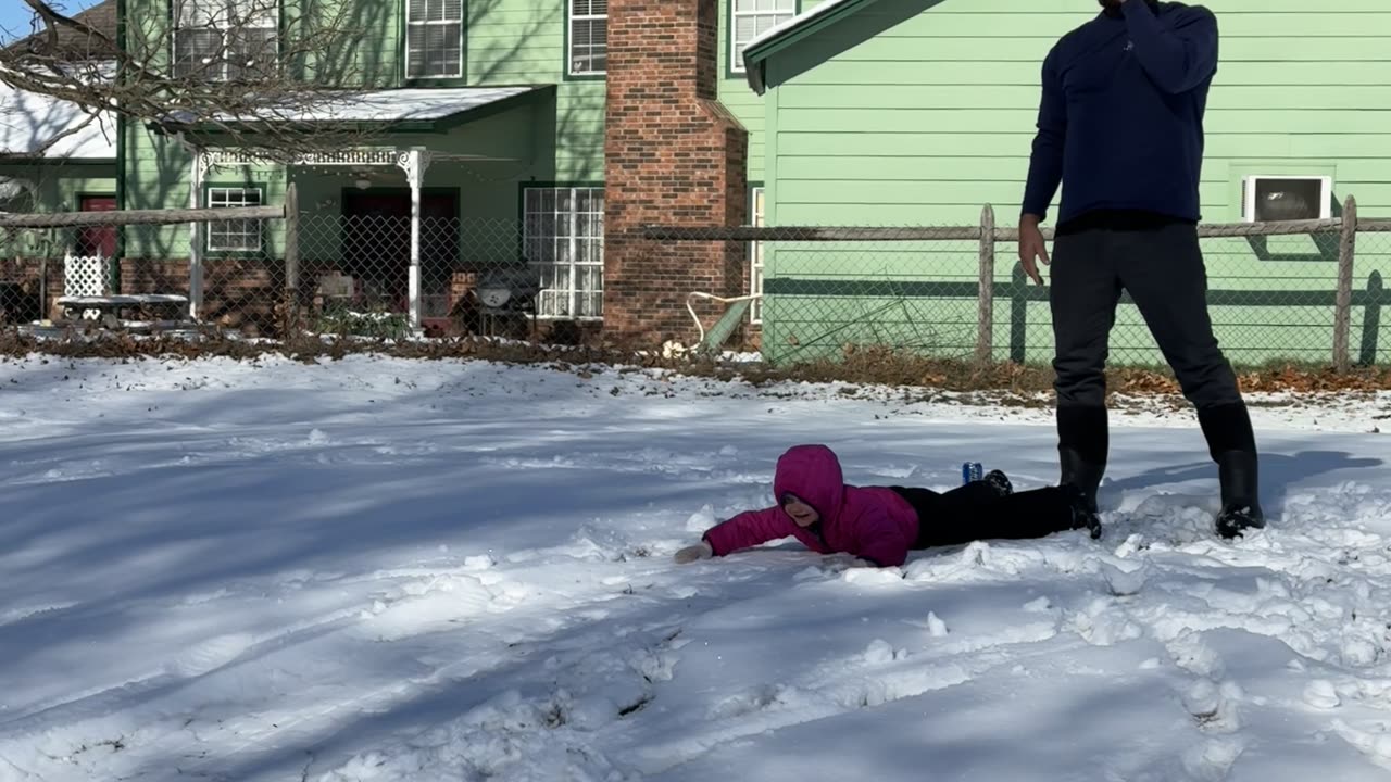 First Snowday Faceplant