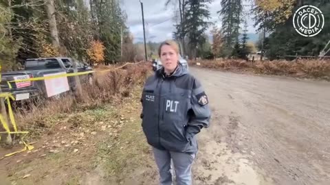 This is Canada's national police force, the RCMP being paid with Canadian tax dollars to assist in ostrich massacre!