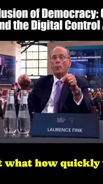 🔥🔥🔥How Powerful Elites Like Larry Fink Undermine Sovereignty with Digital Currencies & Tokenization
