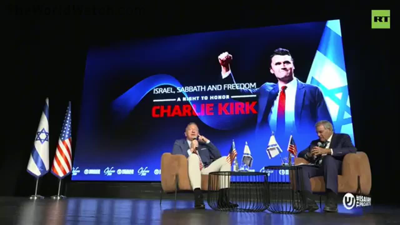 Charlie Kirk’s pastor, Rob McCoy, led a memorial in Jerusalem for Kirk