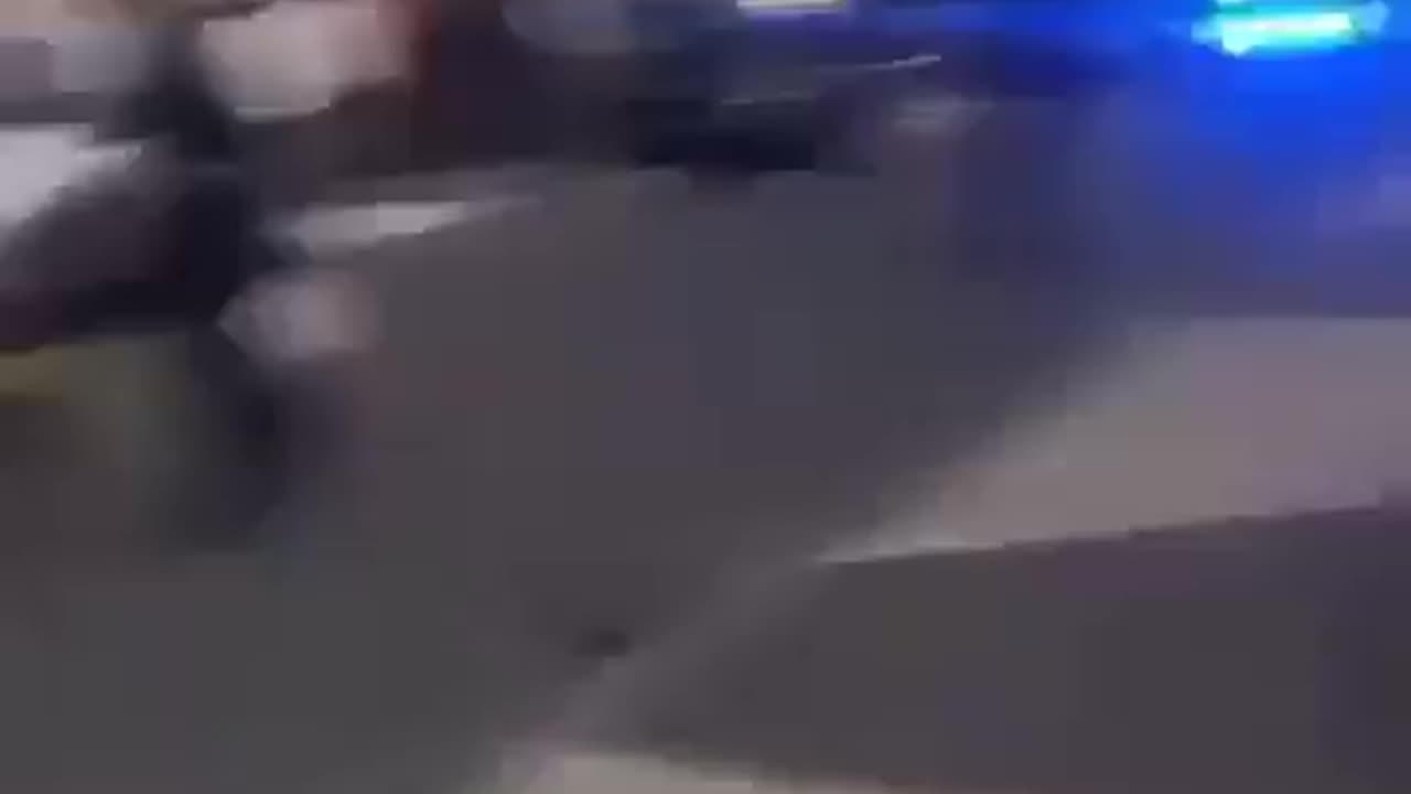 HORRIFYING FOOTAGE In the early hours of this morning multiple people including a child