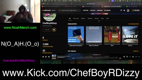 Chef Boy R Dizzy VLOG: @KickStreaming (O_o) #January #31 #2025 (O_o) www.Kick.com/ChefBoyRDizzy