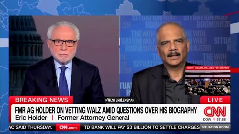 Oct 2024. Eric Holder explains that his vetting of Tim Walz for Kamala’s VP didn’t miss “anything