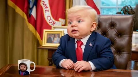 Baby Trump mocks 'Boot Edge Edge'