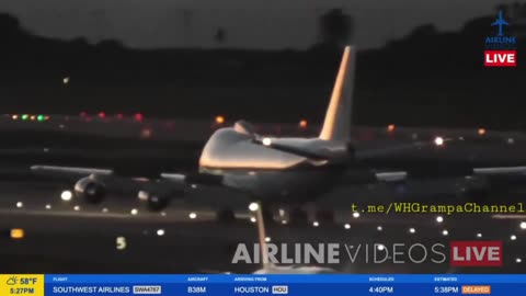 WHY IS THE "DOOMSDAY PLANE," LANDING AT LOS ANGELES AIRPORT?