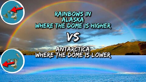 FLAT RAINBOWS IN ANTARCTICA MAKE SENSE ON THE BIBLICAL EARTH MODEL