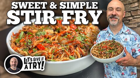 Sweet and Simple Stir Fry on the Blackstone Griddle