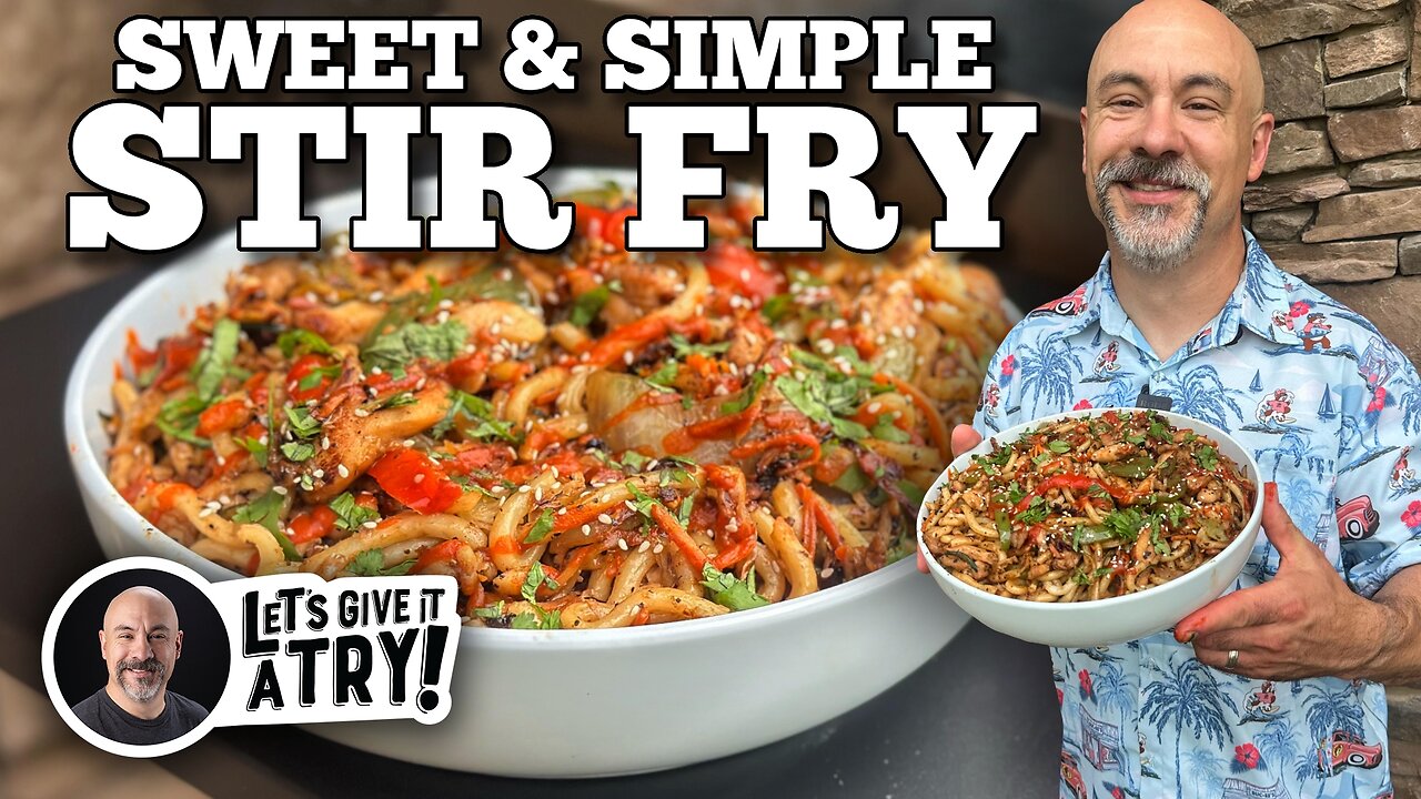 Sweet and Simple Stir Fry on the Blackstone Griddle