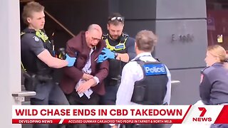 Gunman's wild Melbourne rampage ends at city hotel