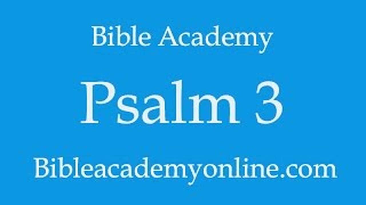 Psalm 3