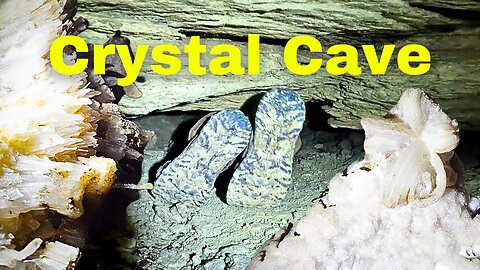 Sinkhole leads to crystal covered wonderland! 😯