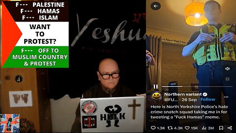 Arrested at home for posting "FUCK HAMAS". John 11:17-27.