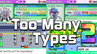 Pokemon Too Many Types 2 - GBA ROM Hack, 80 types, a new story, new moves, new mega, new characters