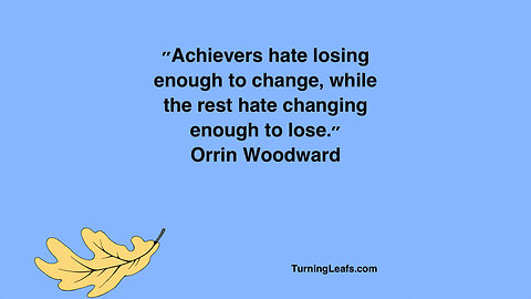 Achievers hate ...