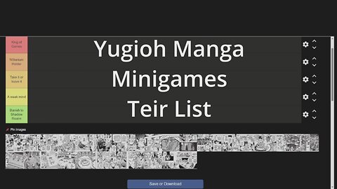 Yugioh manga minigames | Tier List