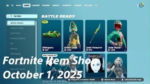 Fortnite Item Shop|October 1, 2025