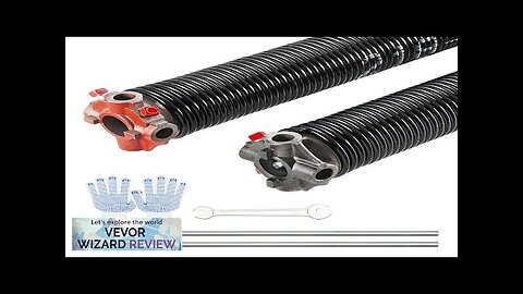 VEVOR Garage Door Torsion Springs Pair of 0.218 x 2 x 24inch Review