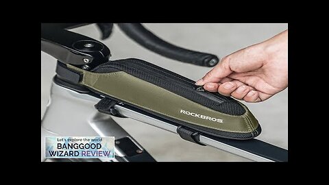 ROCKBROS Bicycle Bag Quick Release Narrow Cycling Top Down Tube Bag Large Review