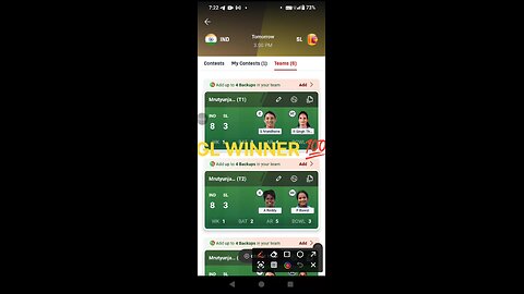 IND-W vs SL-W Dream11 Prediction | ind-w vs sl-w #short