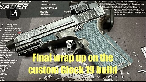 Full custom Glock 19 compact - final wrap up after a trip to the range. Analysis and what's next.