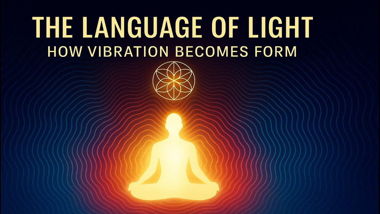The Language of Light: How Vibration Becomes Form