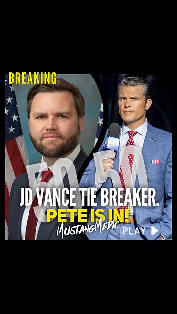 Pete Hegseth confirmed as Defense Secretary! 🇺🇸