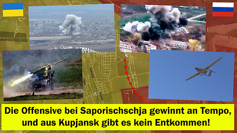 Die Offensive bei Saporischschja nimmt Fahrt auf💥Aus Kupjansk gibt es kein Entkommen⚔️ Ukraine krieg