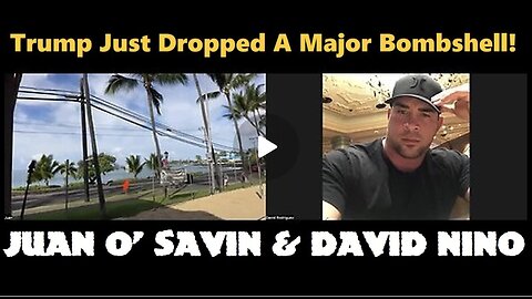 Juan O' Savin & David Nino Rodriguez: 11/18/25 Trump Just Dropped A Major Bombshell!