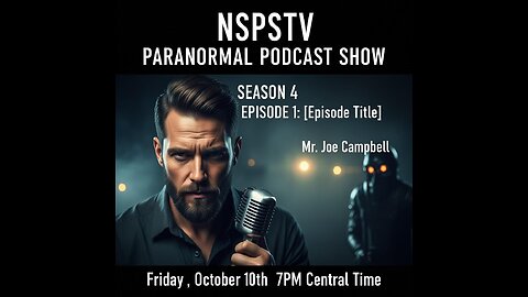 PARANORMAL INVESTIGATOR MR JOE CAMPBELL FROM NEWARK NEW JERSEY