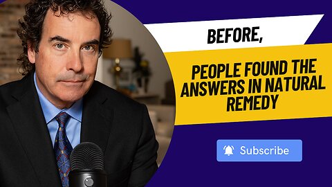 Before, People Found The Answers In Natural Remedy #natural #remedy