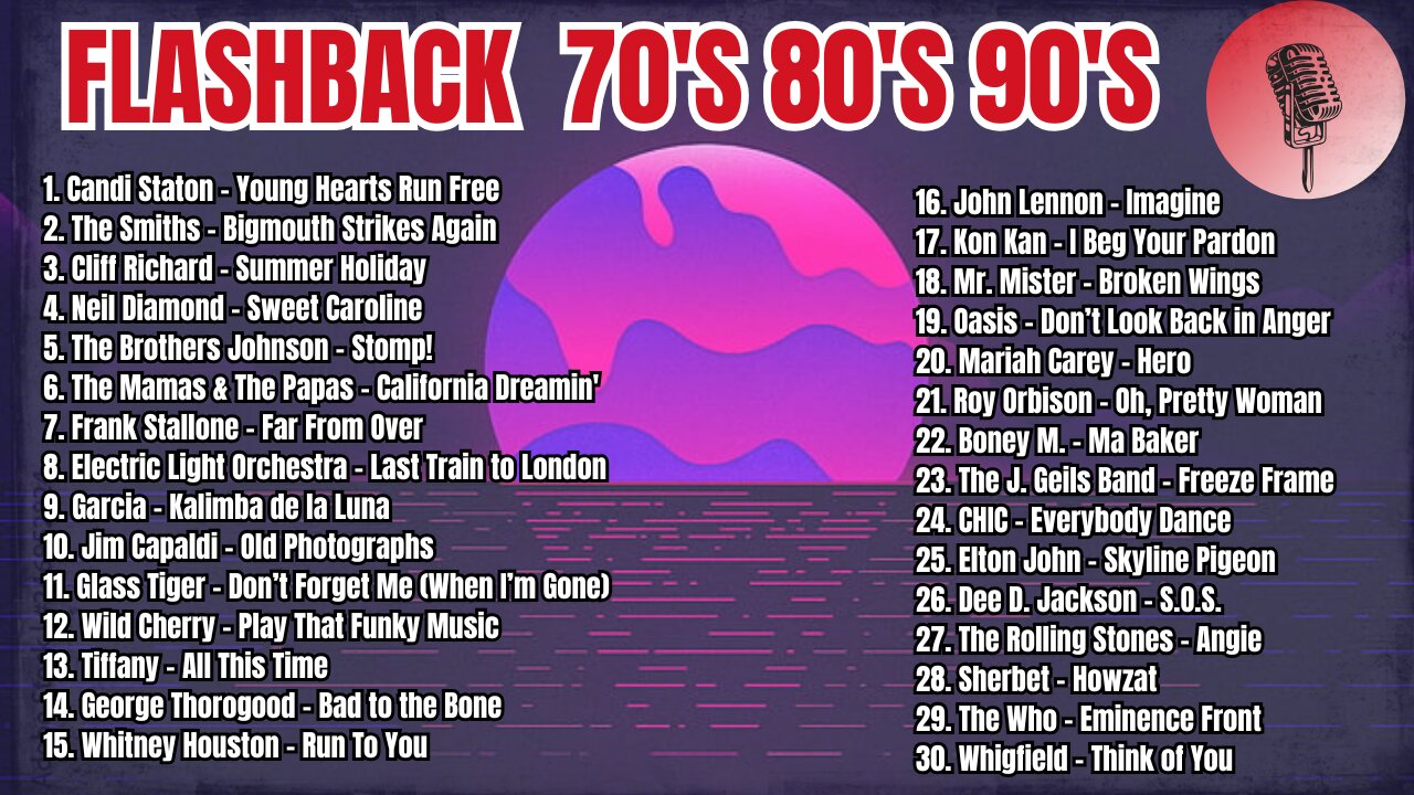 Oldies songs - the best of music - from the 60s, 70s, 80s and 90s1